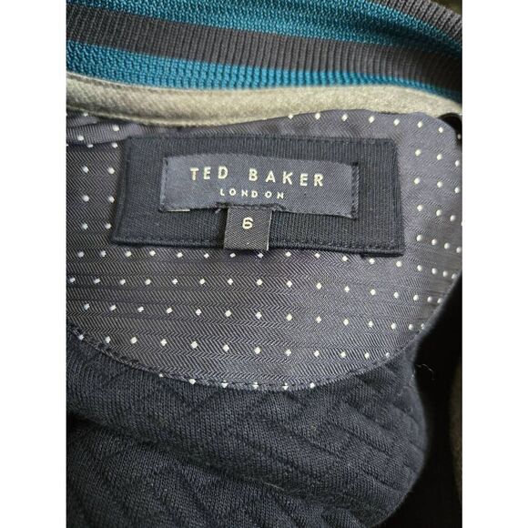 Ted Baker Men's Bruno Quilted Bomber Sweater Jacket Sz 4 Large/ X-Large - Picture 5 of 5